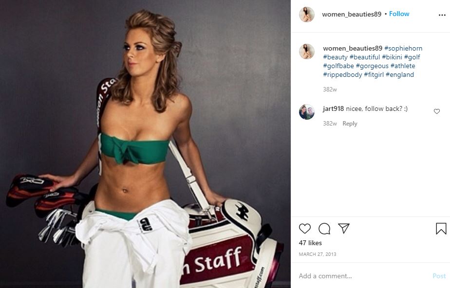 sexiest golfer in the world Sophie Horn