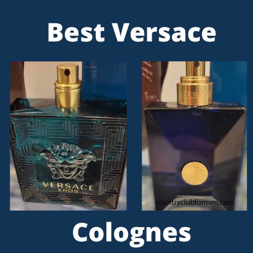 Versace Eros and Versace Dylan Blue side by side